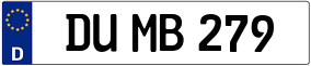 Truck License Plate